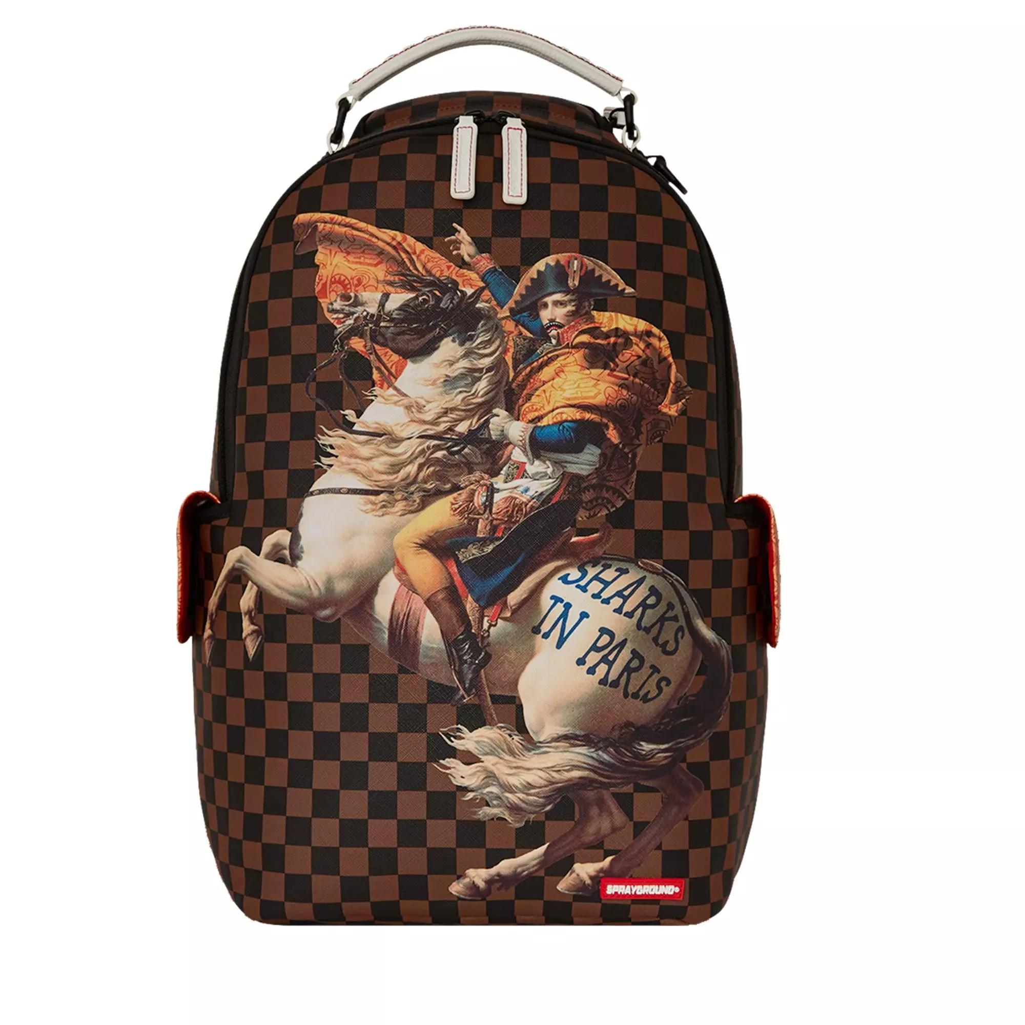 【PORTERNA】Mumble Check Backpack Kids Old Skool Grom Checkerboard Backpack in Pine Forest